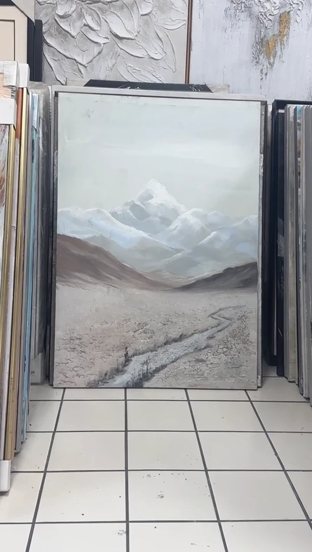 竖款168美术馆 装饰画100*75