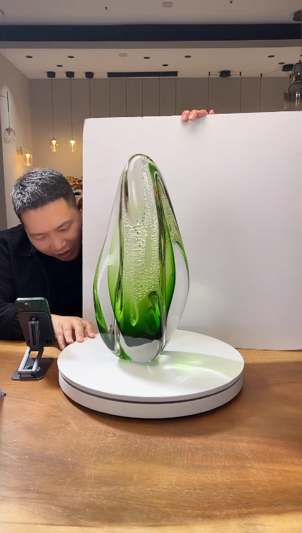 【闪购商品】茶宠巴比特美学 月虹 湖水绿43cm