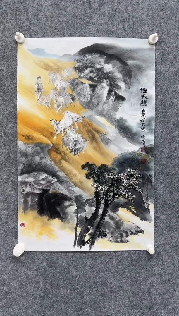 国画DH-XQ老师绘画作品