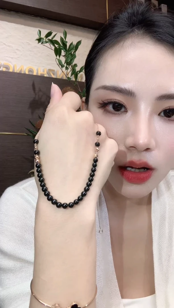 项链18K金镶嵌翡翠D15 多样性发一件