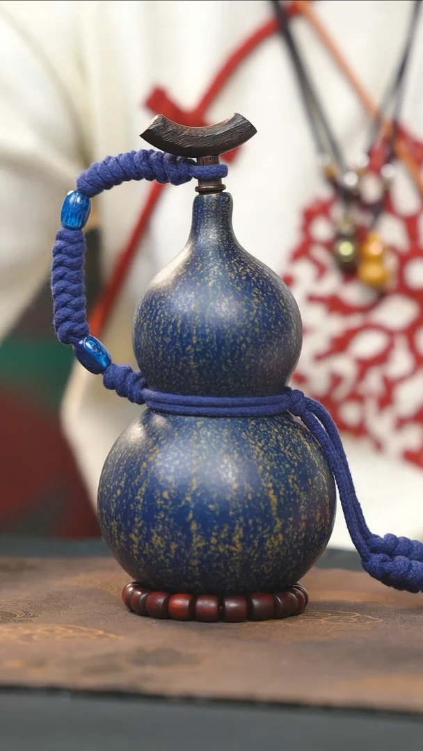【闪购商品】RN187大漆酒葫芦不包手串及旋转底座