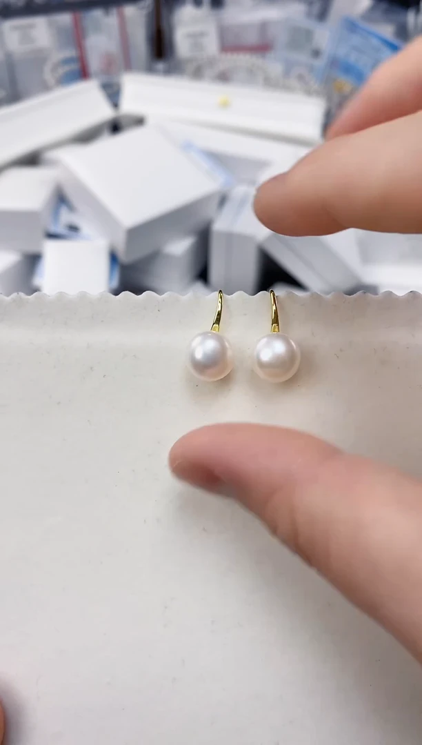 未镶嵌耳饰淡水珍珠ED1032