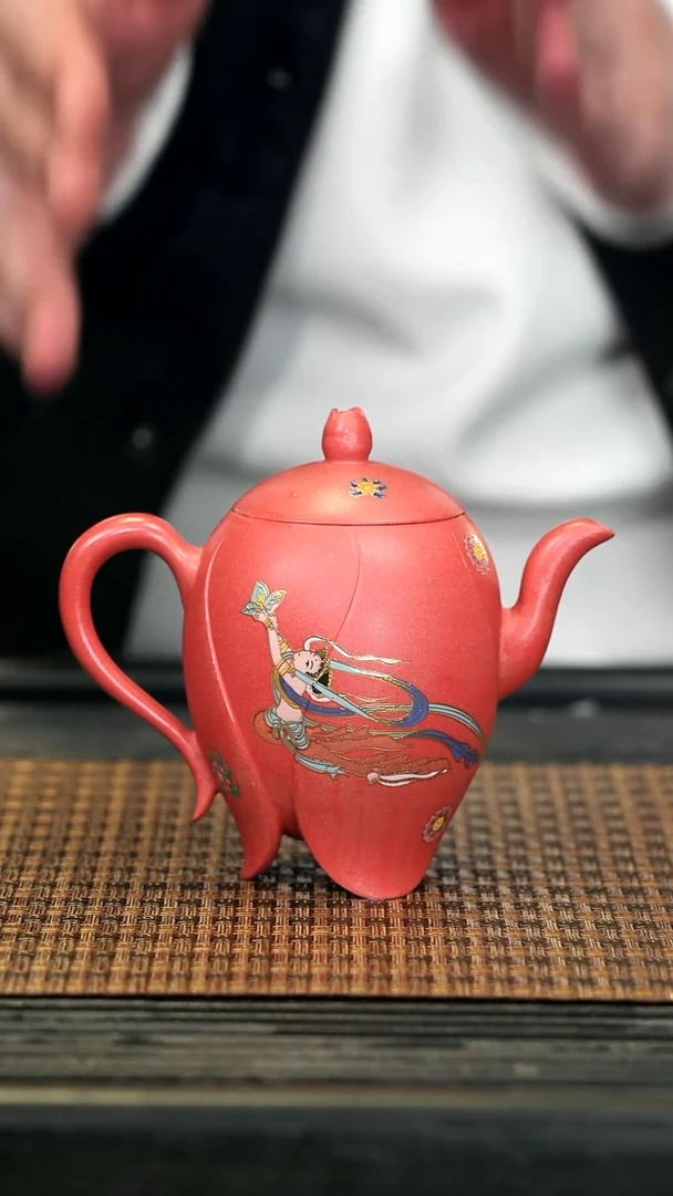 【闪购商品】紫砂茶壶20玉兰 白泥