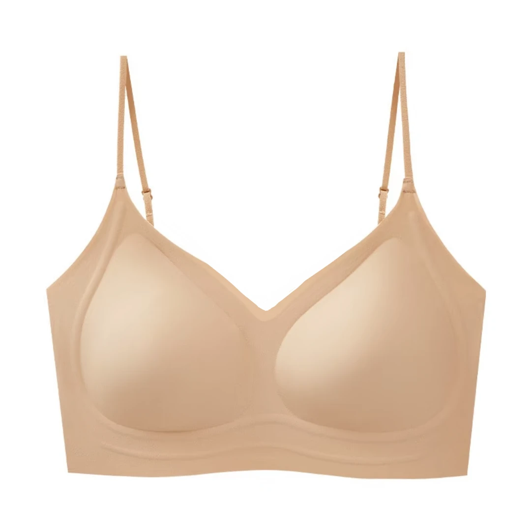 新升级【冰皮粉底液】 超细肩带➕大露背百搭双果冻支撑收副乳防下垂