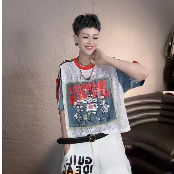 YY欧货潮牌设计款夏季镂空上衣58155