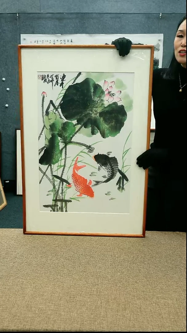 【闪购商品】国画放漏/方成92*62带框