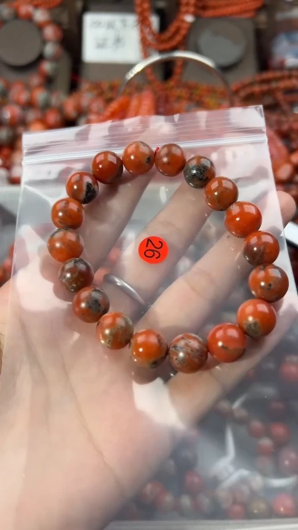 南红玛瑙手串未镶嵌11