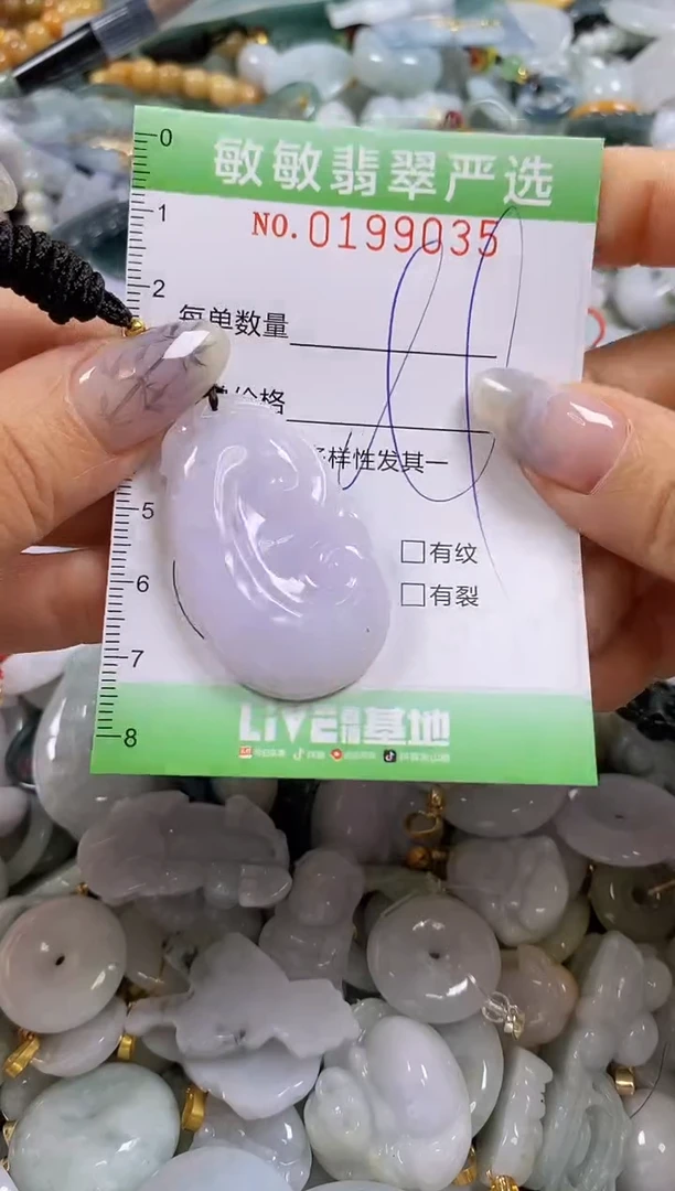 翡翠未镶嵌颈饰闪购0199035