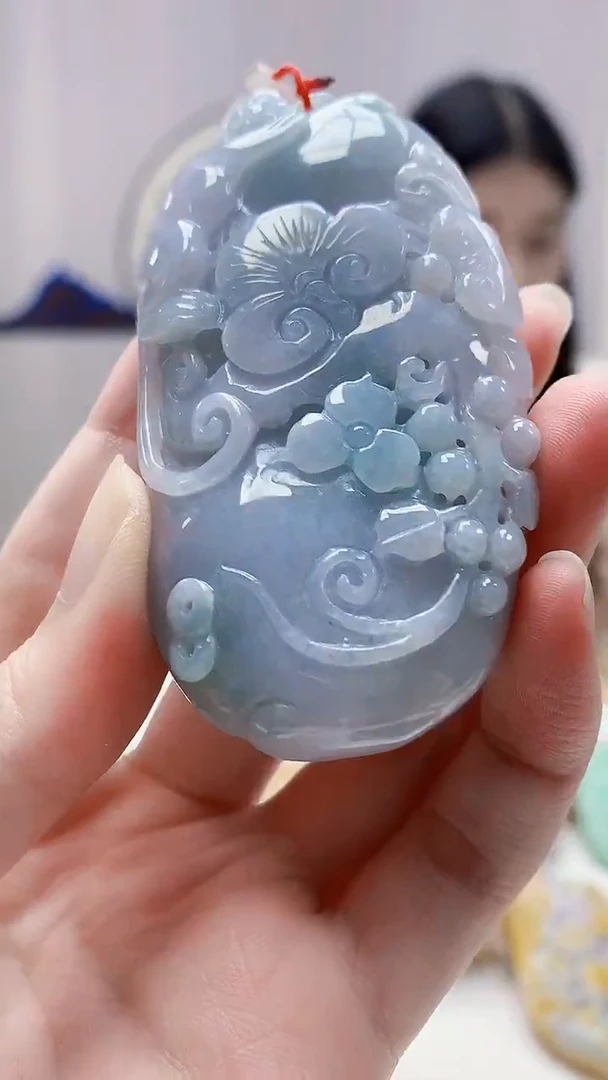 未镶嵌定制翡翠4812zm-毛货挂件40