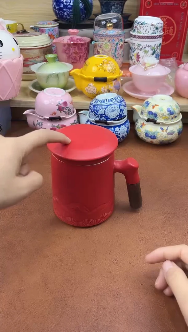 陶陶瓷茶具摆件旅行套组