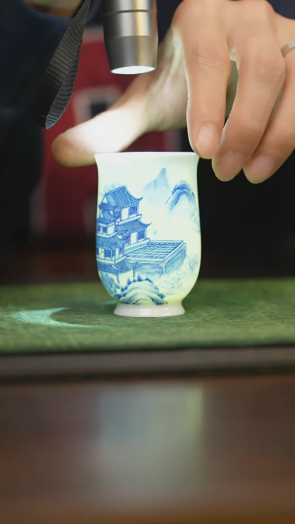 【闪购商品】杯柴窑青花破价福利