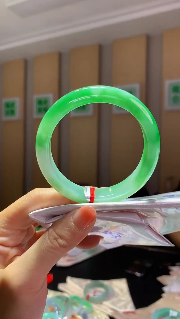 未镶嵌手镯翡翠-Q204 圈口56.8 全款10万 定金2万