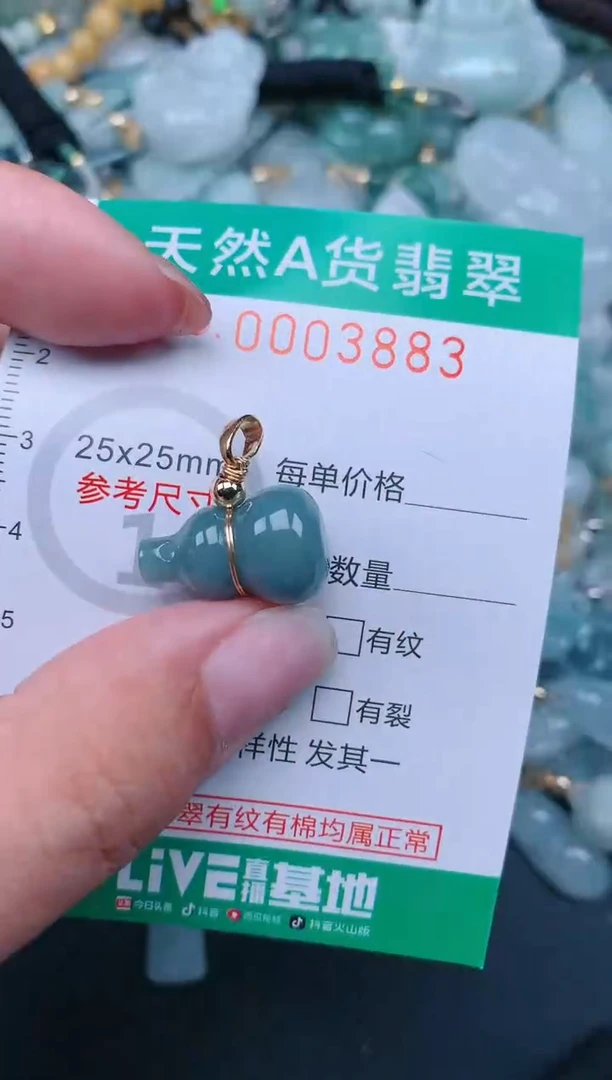翡翠未镶嵌颈饰.0003883