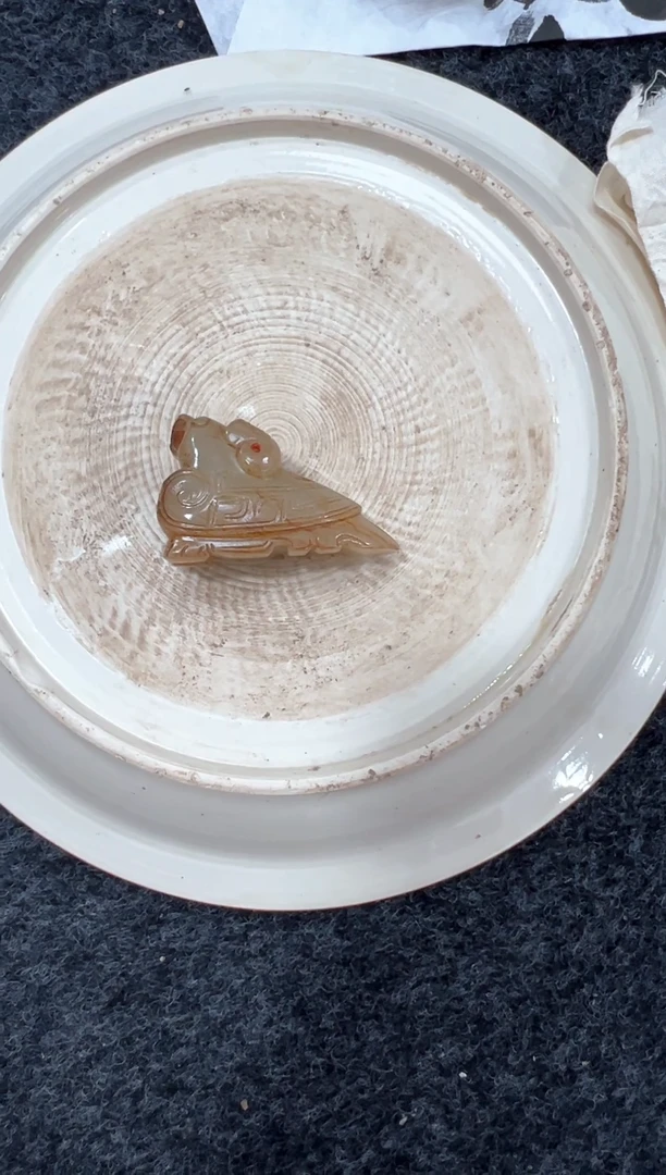 瓷片手工，手绘，陶瓷
