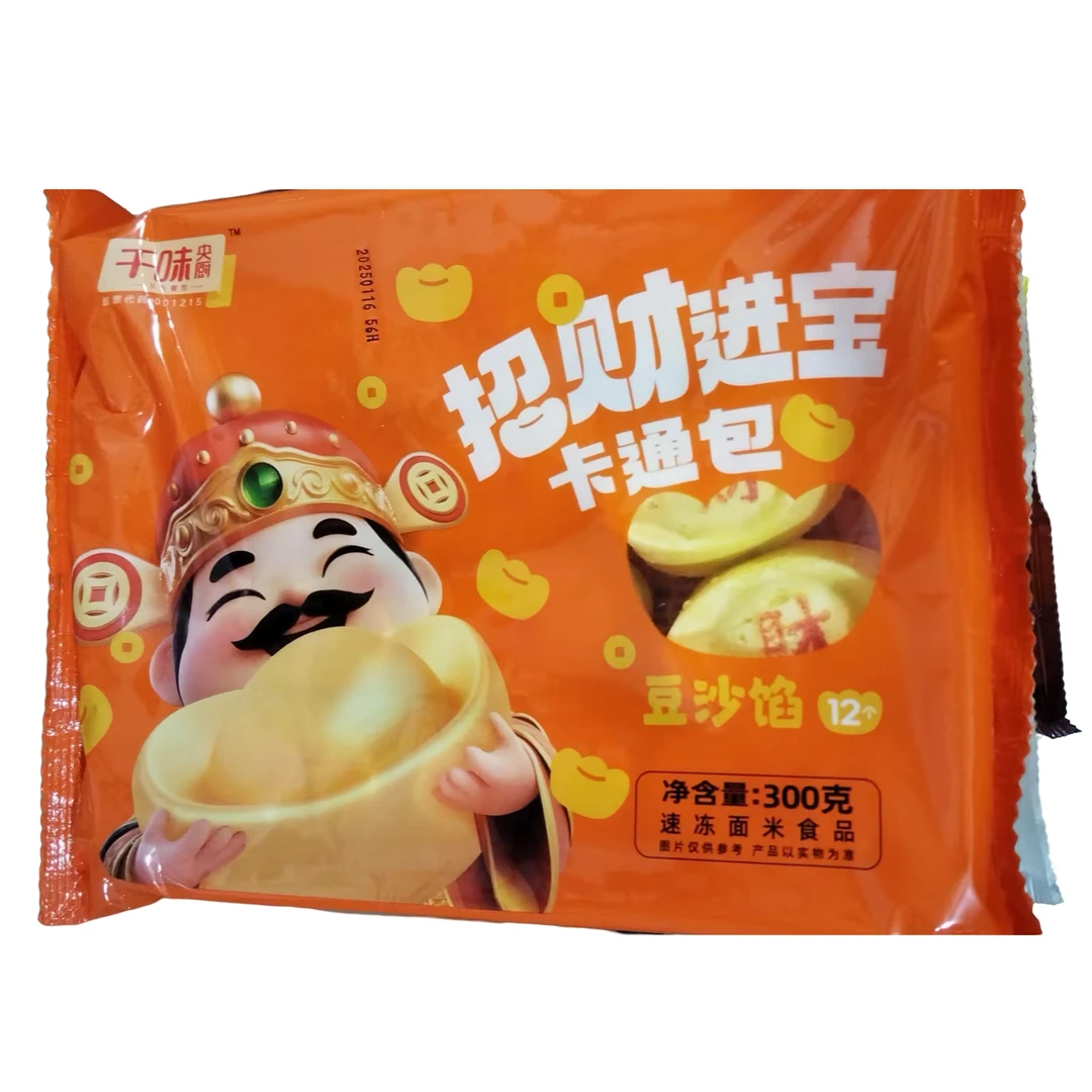 千味央厨招财进宝卡通豆沙包300g/袋 2009