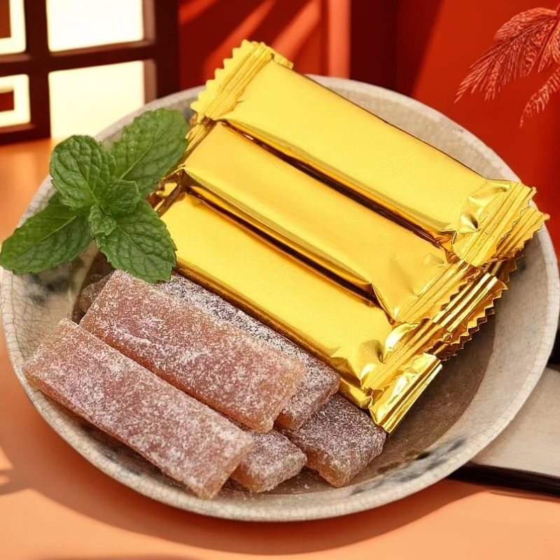 原味姜汁软糖片便携金黄膜独立包装片状金条姜糖姜味浓郁休闲零食