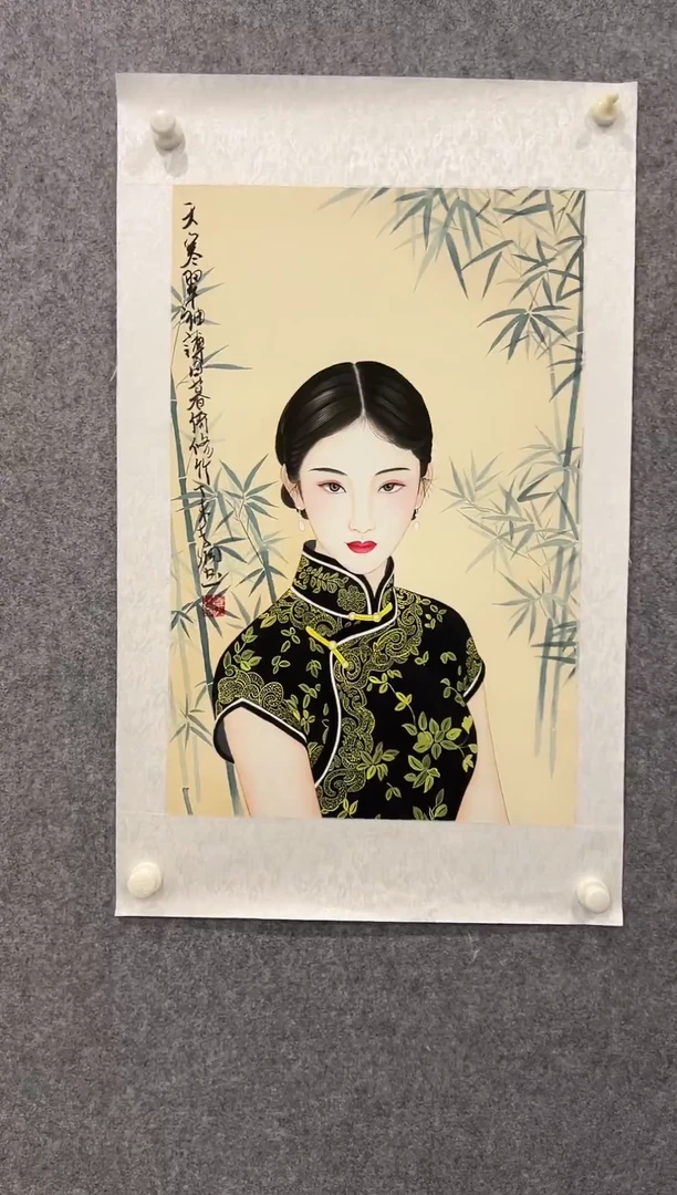 国画李纲-2.7平尺-国画作品