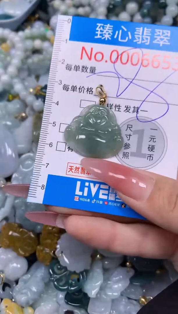 【闪购商品】翡翠颈饰未镶嵌含绳0006653