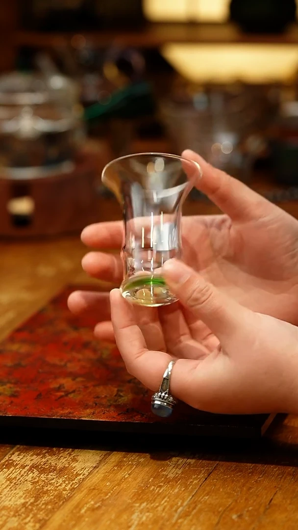 【闪购商品】禾器/晶彩君悦单杯/湖绿
