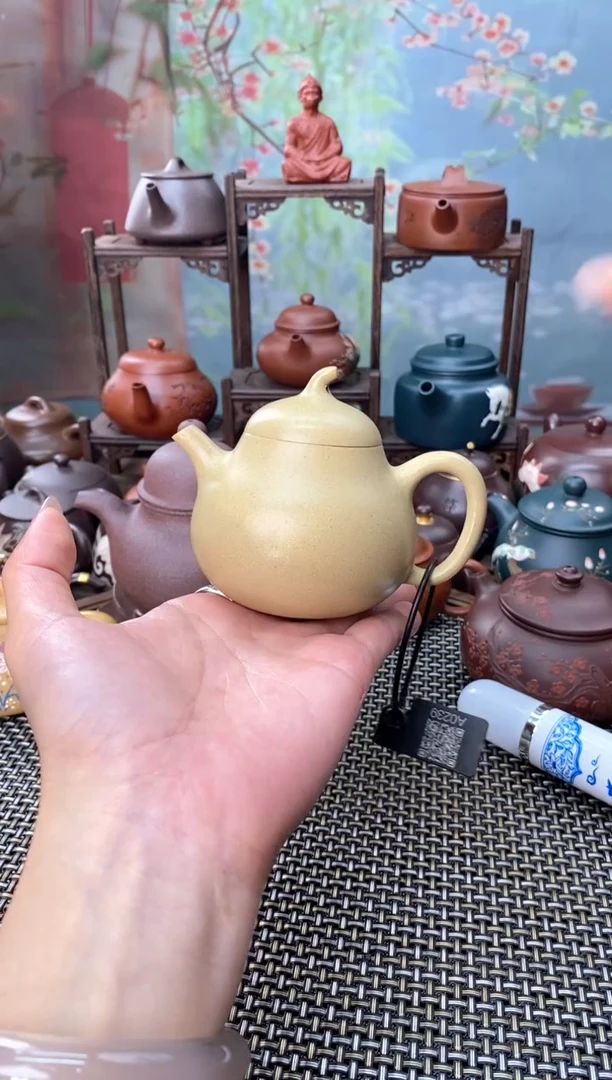 茶壶紫砂本绿茄瓜