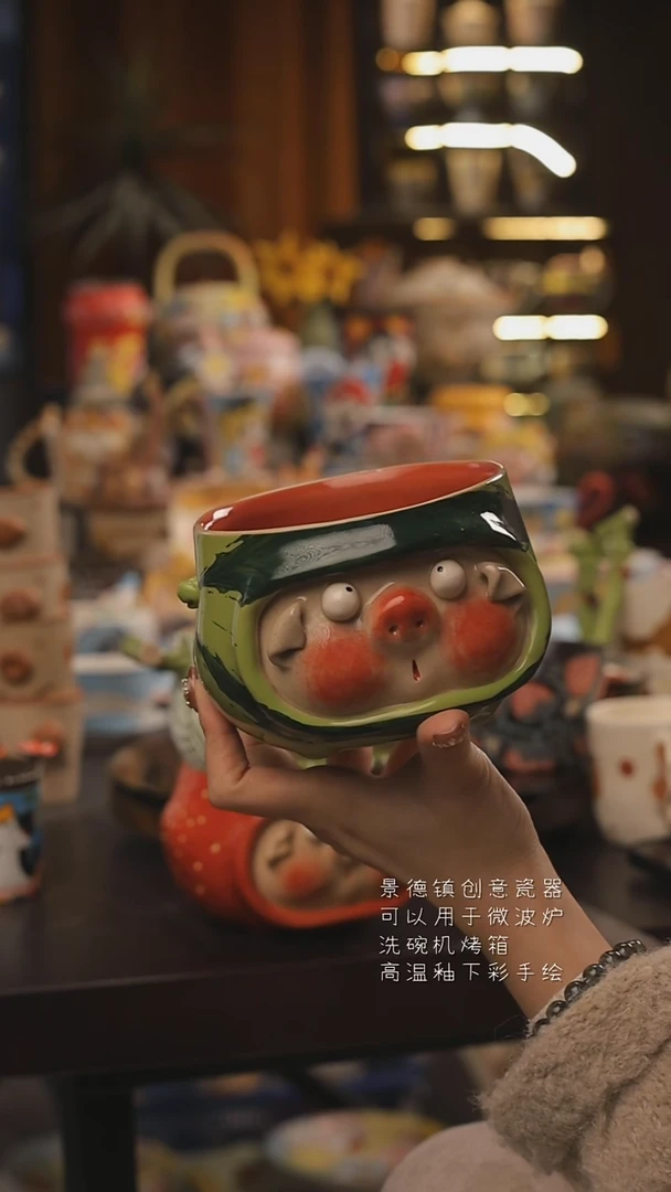 景德镇釉下彩绘设计师款式陶瓷