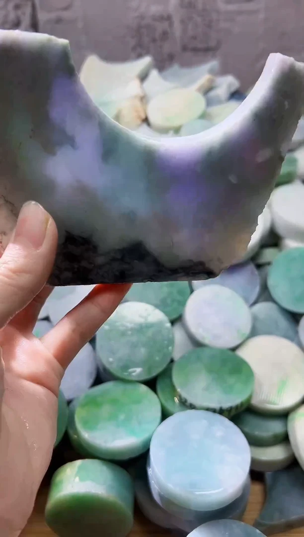 裸石翡翠天然翡翠A货余 南 401