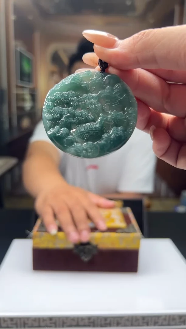 翡翠未镶嵌颈饰0130490123
