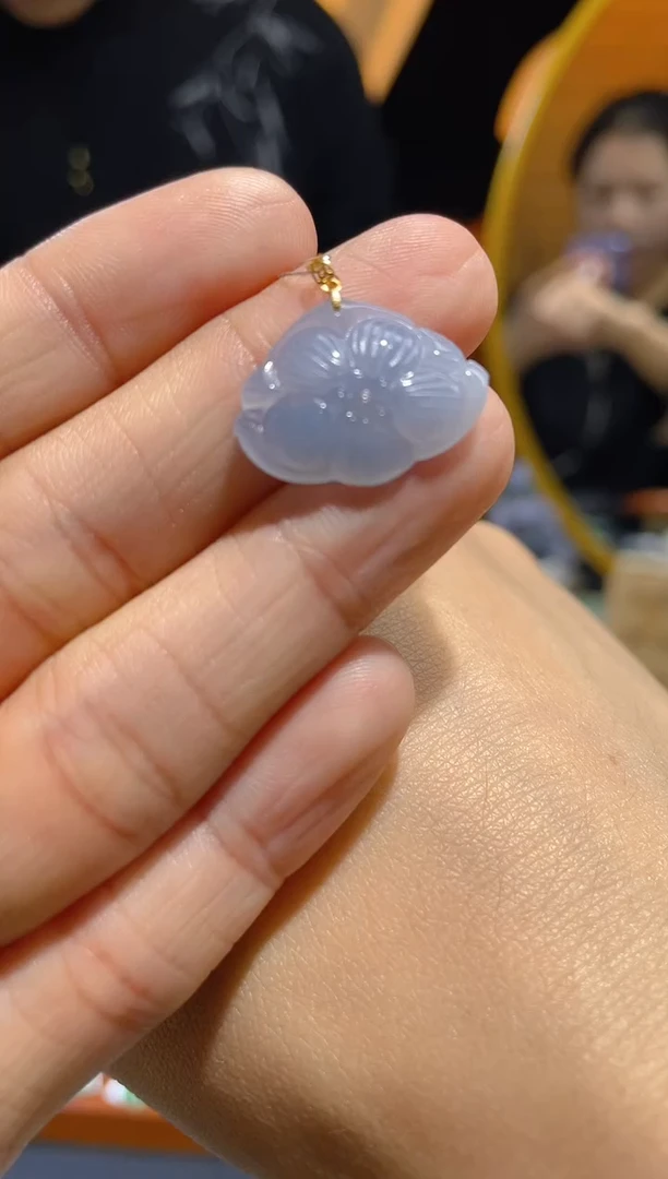 【闪购商品】翡翠颈饰18K金镶嵌假一赔三