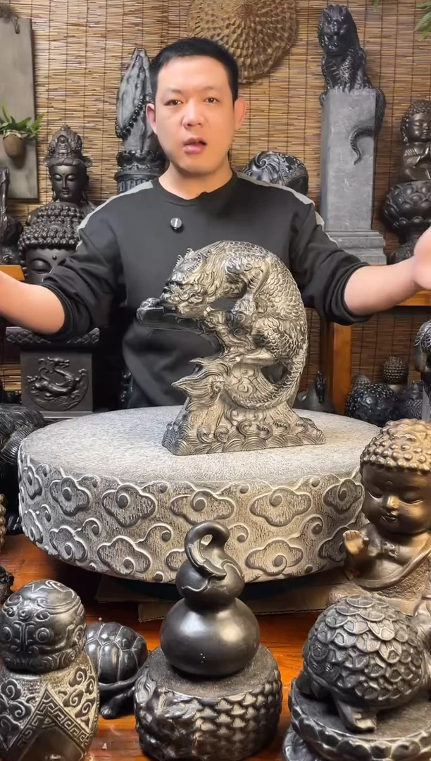石材30假山吸水兽天然青石雕刻