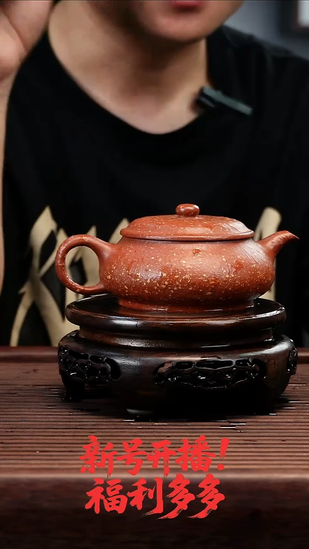 茶壶紫砂龙血砂粗砂明炉220cc左右