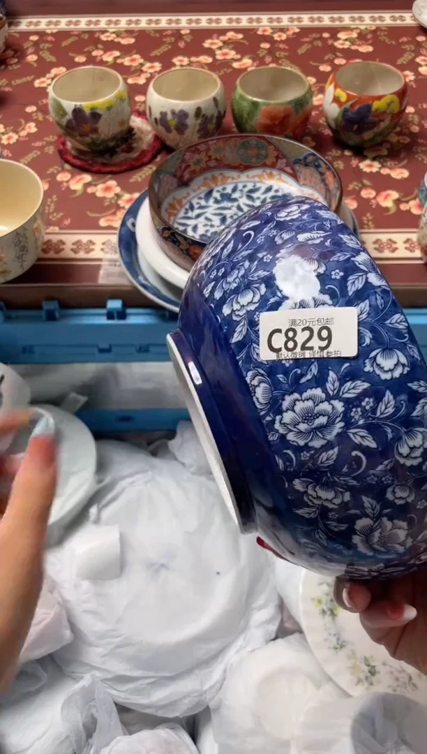 瓷片雪瓷器瓷器C829