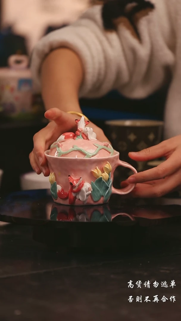 陶瓷景德镇可爱设计师款陶瓷