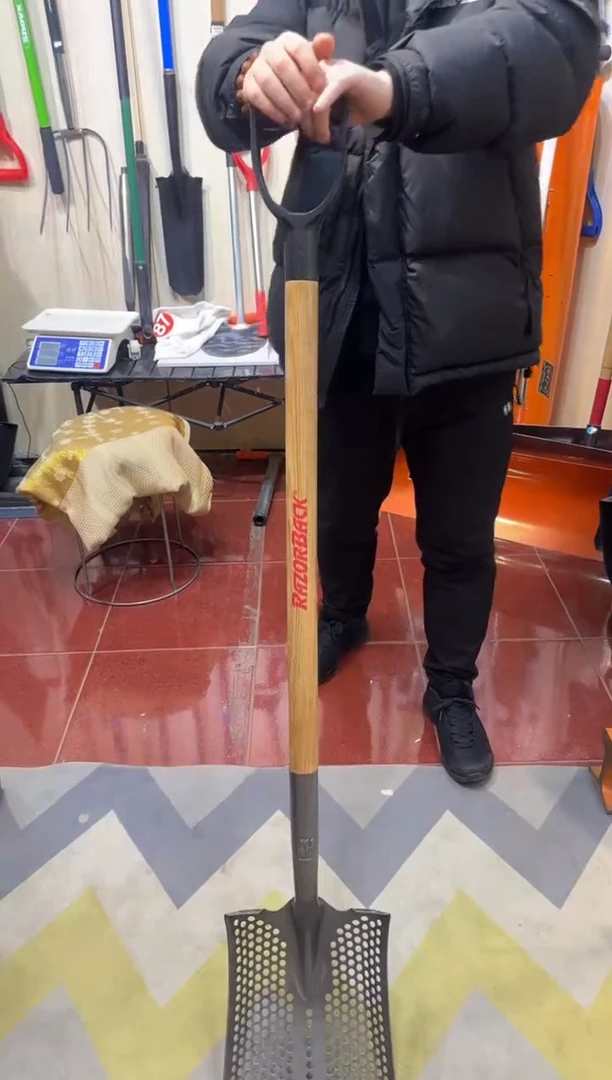 平头漏眼锹木柄1