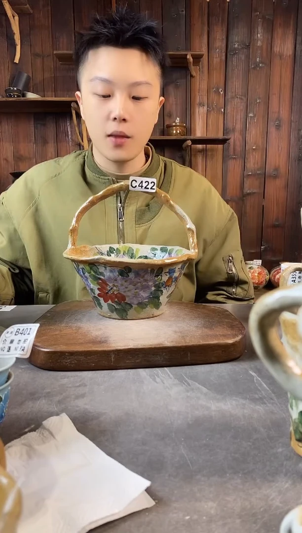 碗422，手工手绘，超值陶瓷！