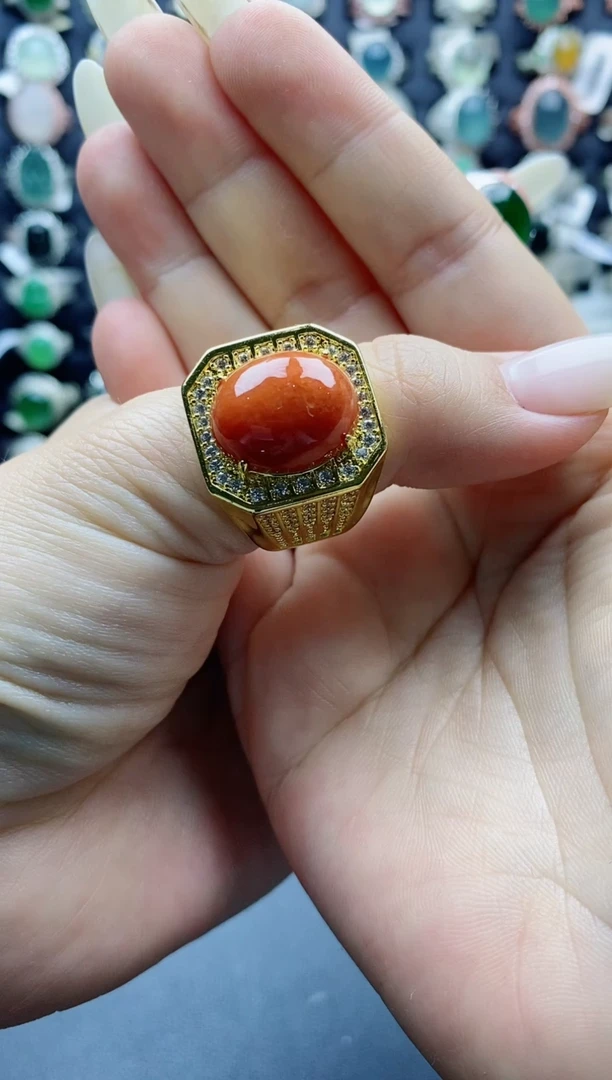 翡翠戒指未镶嵌天然A货翡翠戒指