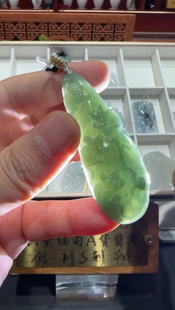 未镶嵌挂件翡翠A货翡翠多样性孤品