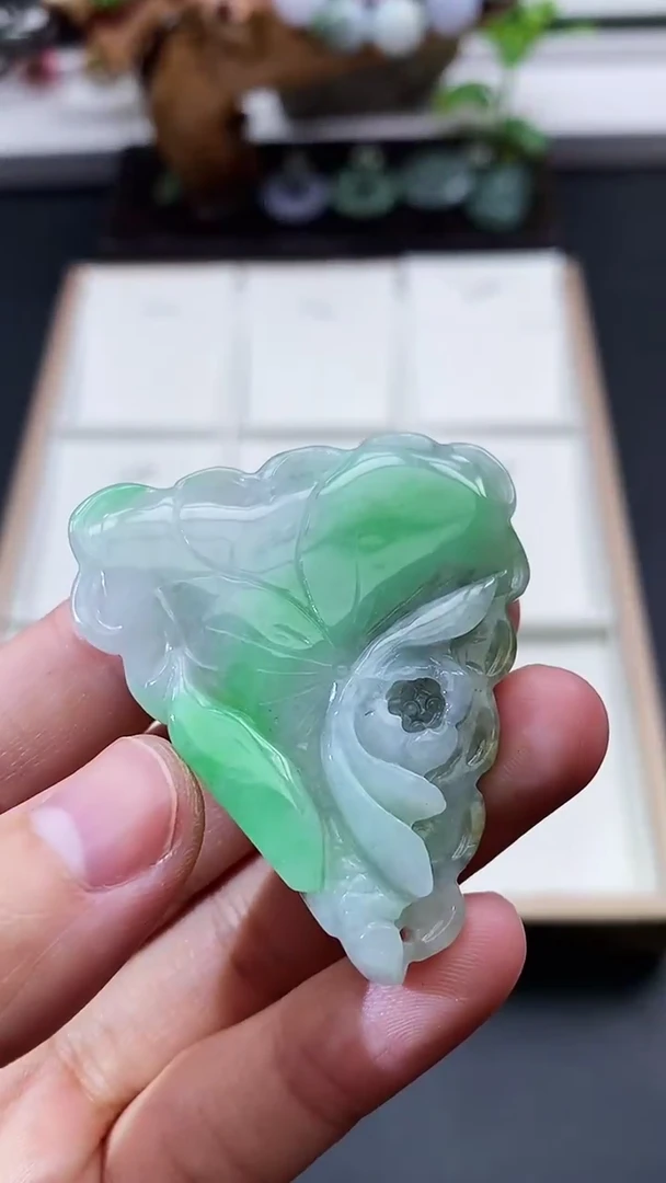 颈饰未镶嵌翡翠天然缅甸A货翡翠