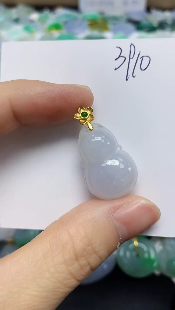 翡翠未镶嵌颈饰天然缅甸翡翠A货