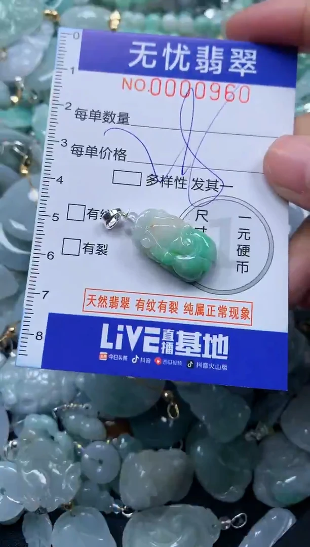 颈饰未镶嵌翡翠960