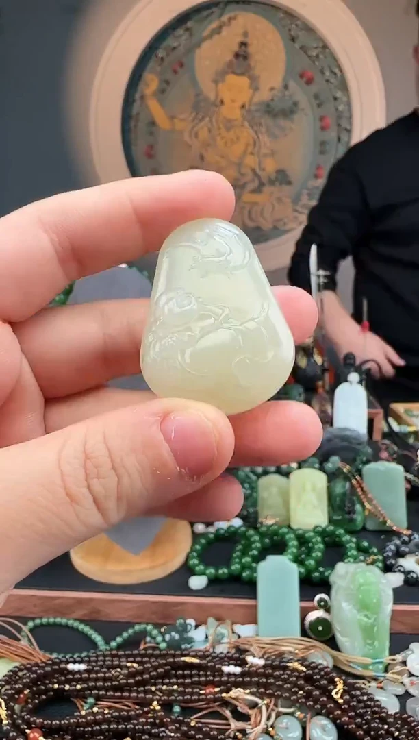 颈饰未镶嵌和田玉和田玉