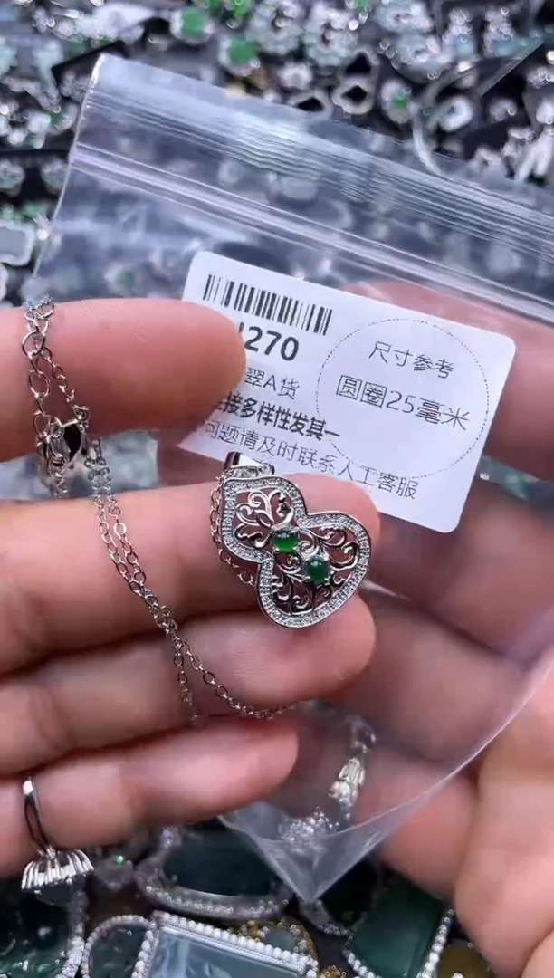 【闪购商品】翡翠颈饰未镶嵌N270项链