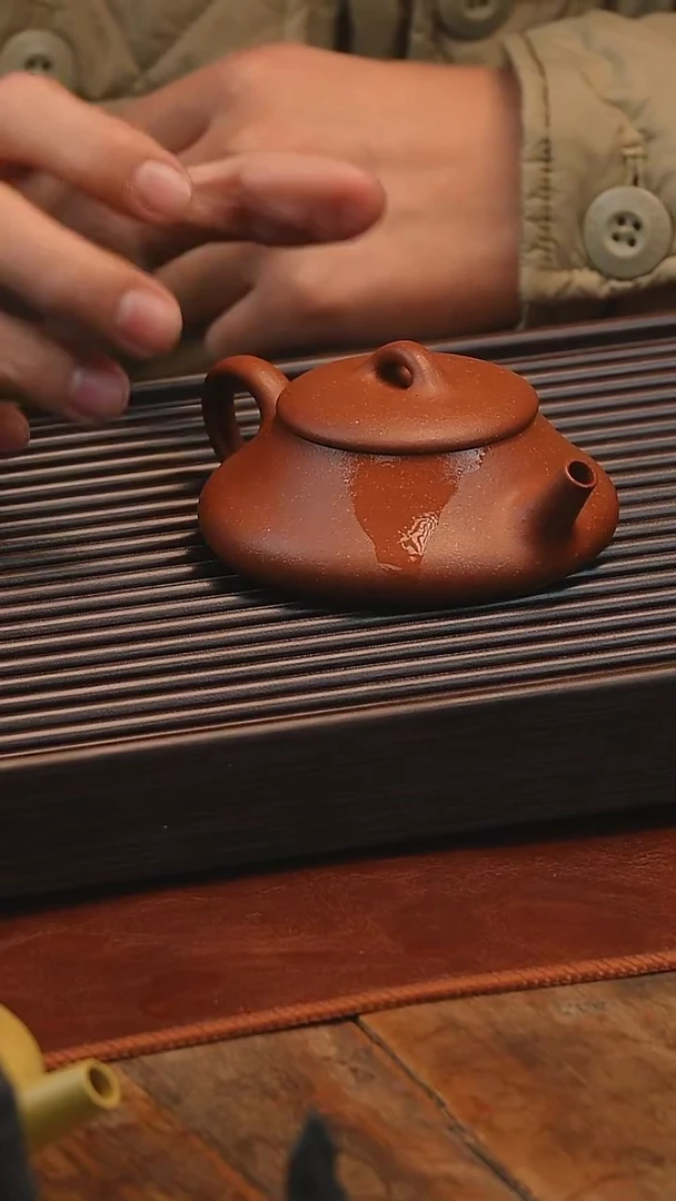 【闪购商品】紫砂茶壶红降坡喜瓢