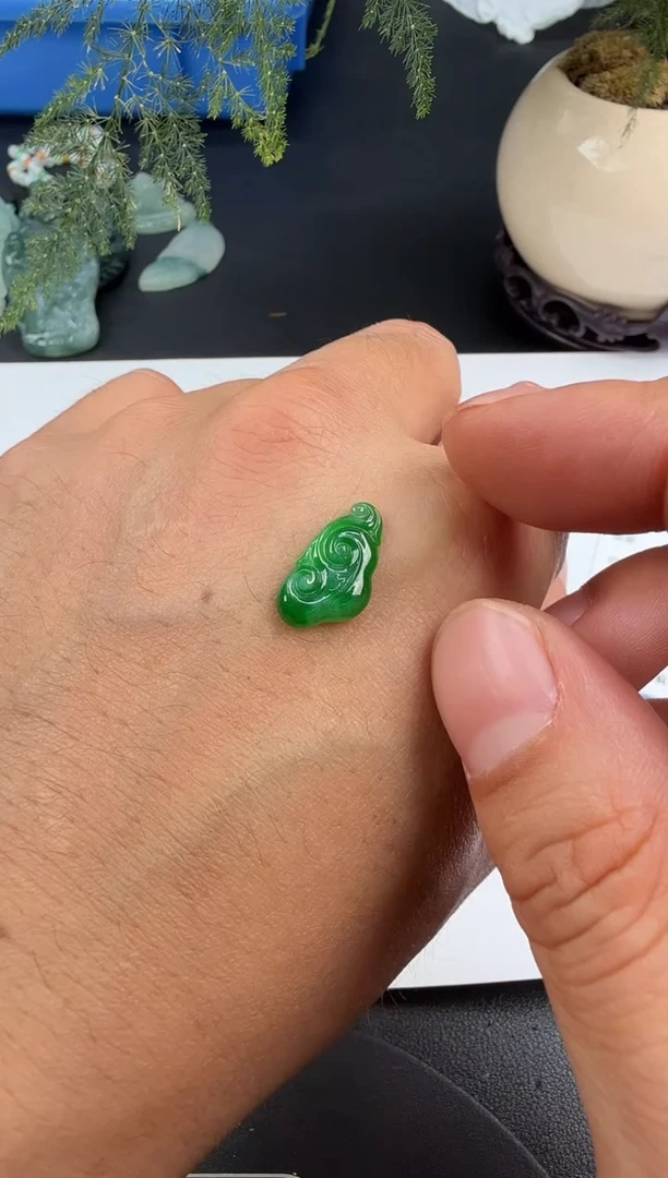 吊坠(不含链)未镶嵌翡翠翡翠饰品-242