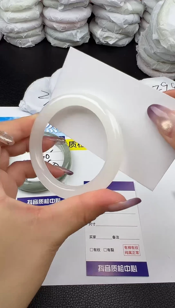 未镶嵌手镯石英质玉圈口51 52