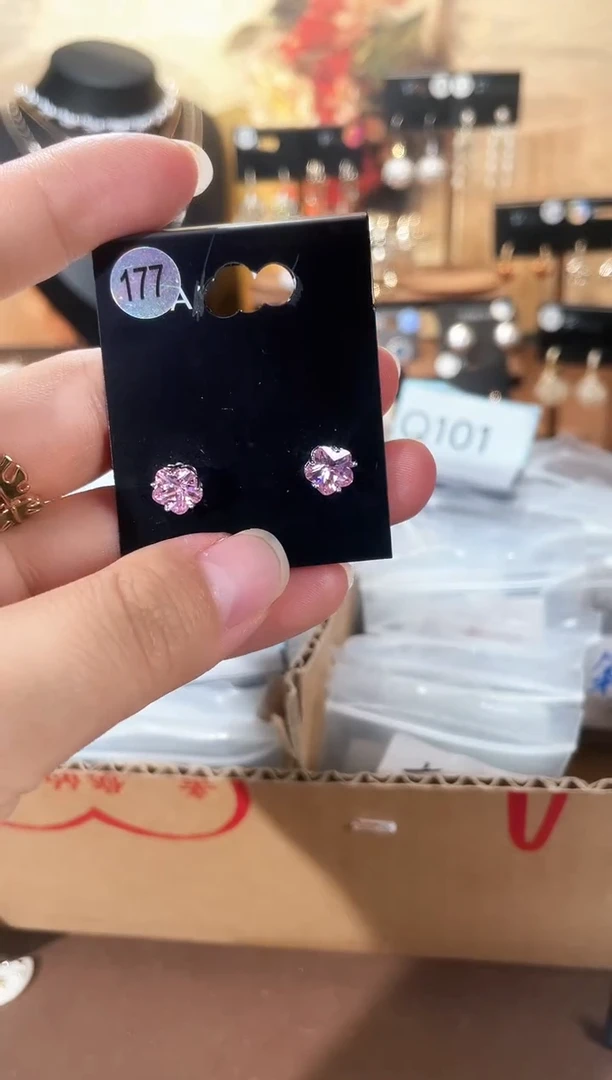 合金925银锆石豆177