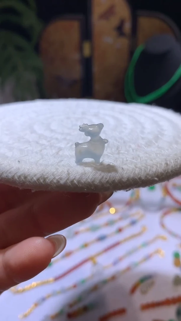 【闪购商品】定制翡翠未镶嵌小鹿1200+120