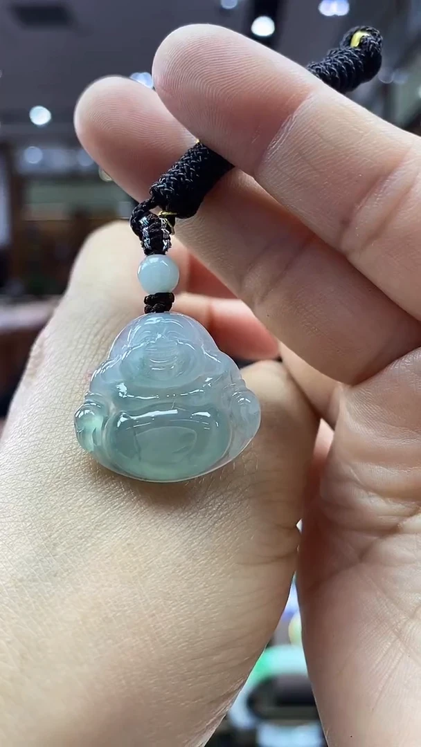颈饰未镶嵌翡翠佛公