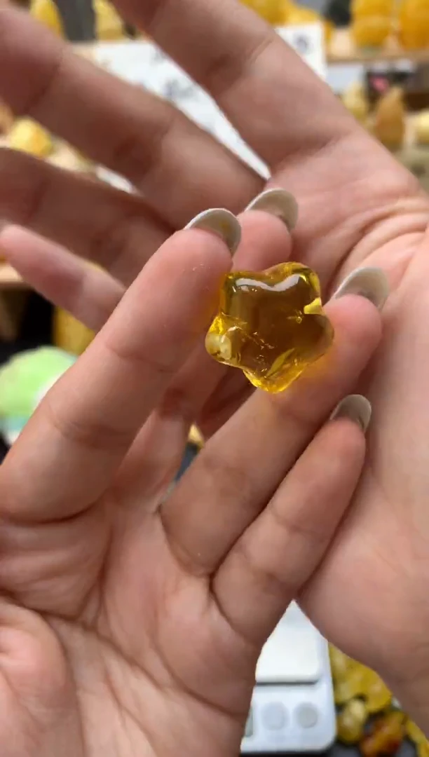 琥珀未镶嵌珠宝奇石081琥珀蜜蜡大微瑕包括花粉坑裂