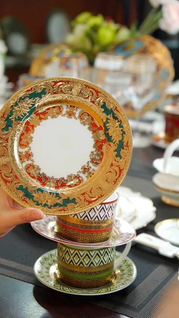 瓷片7.5英寸平盘  1个