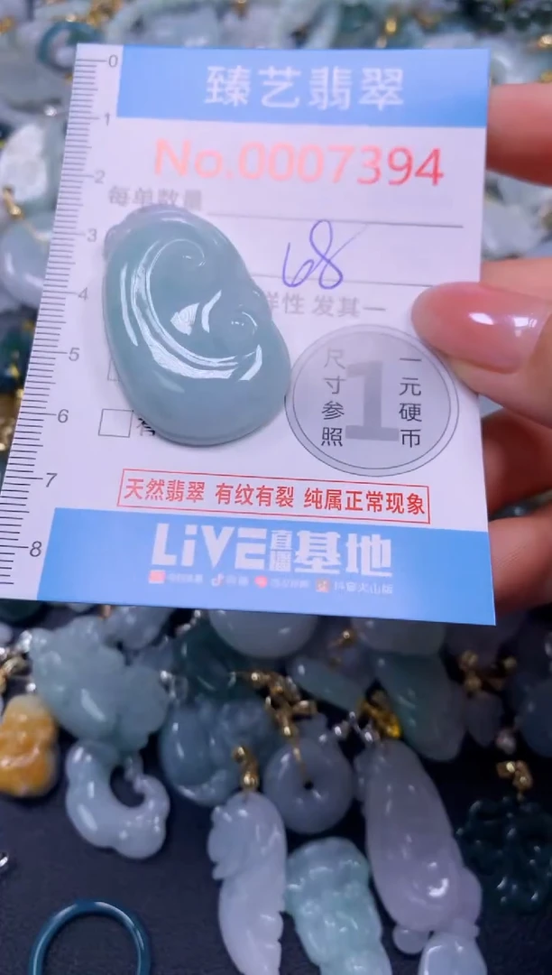 颈饰未镶嵌翡翠7394